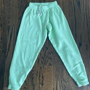 Katie j light green Dylan sweatpant